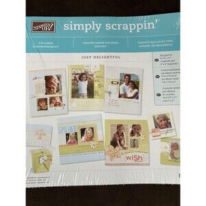 Stampin Up Simply Scrappin Just Delightful Kit Retired New